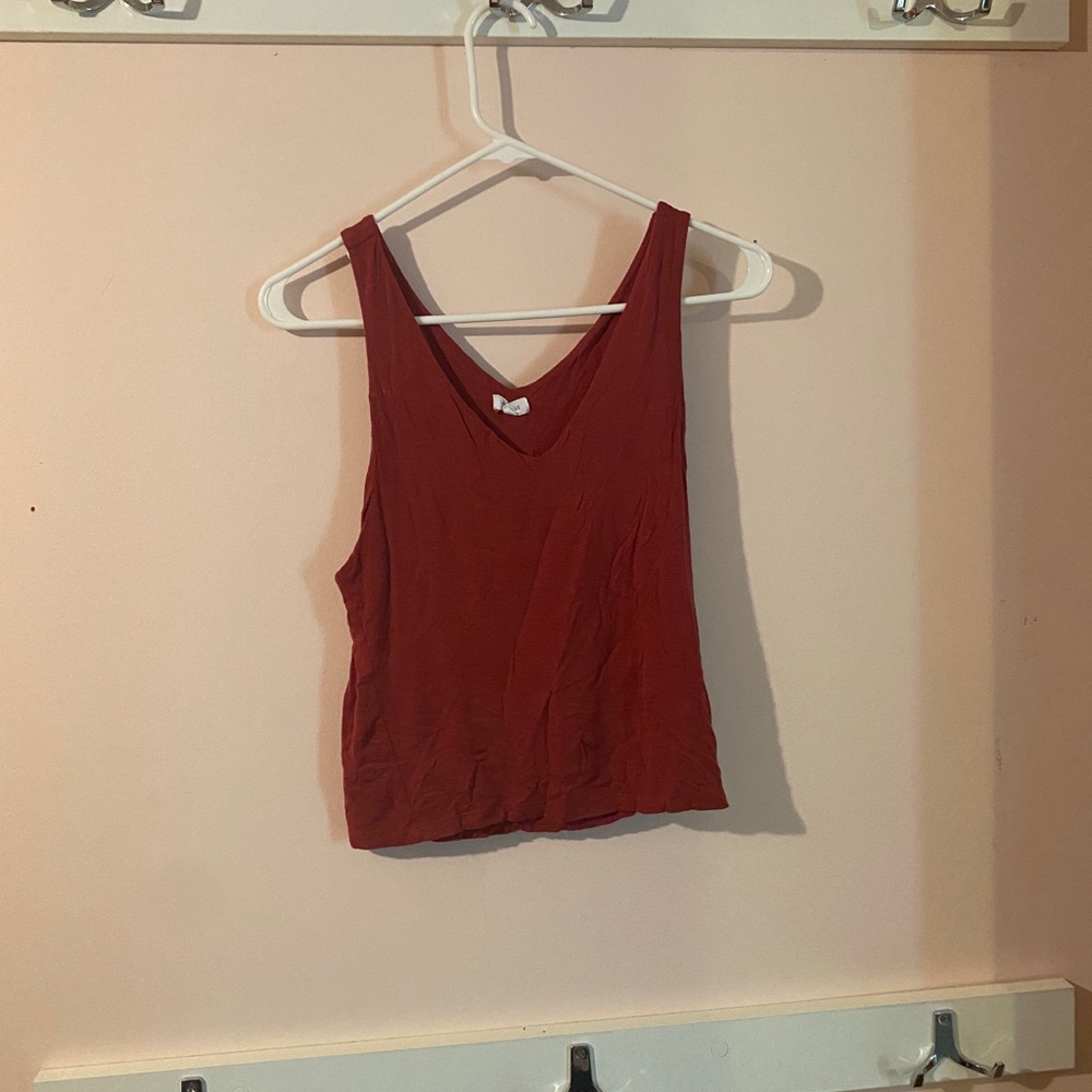 Burnt Red Tank Top
